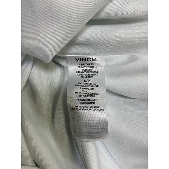 Vince 'Tie-Dye' Green Silk Ruched Midi Dress Size S - Picture 5 of 5